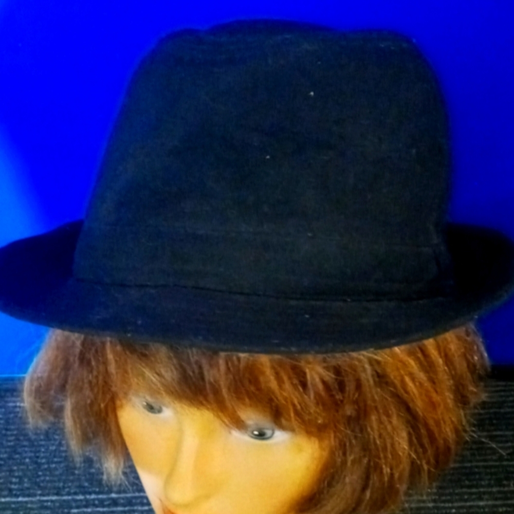 Black Fedora Hat lady classic